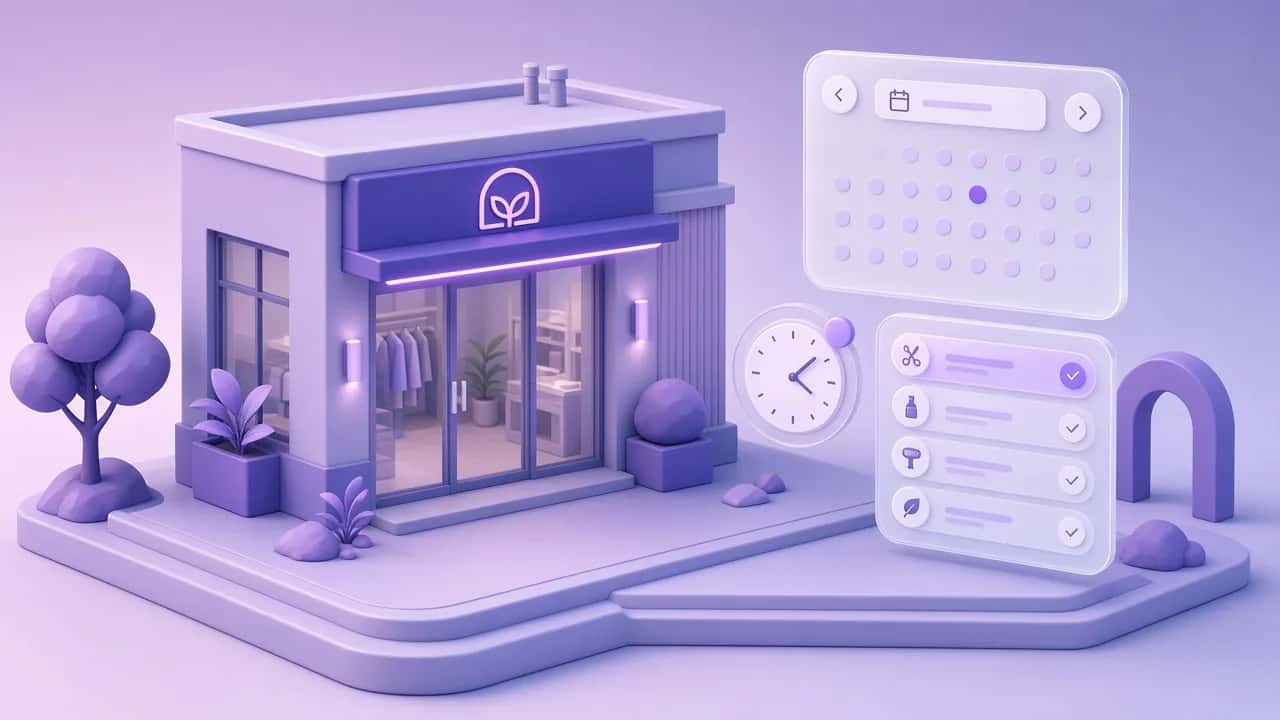 Negocio registrado con página web y agenda de turnos online